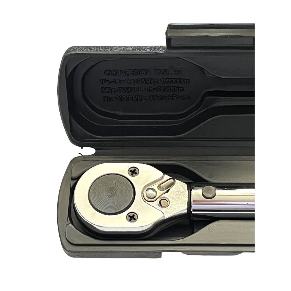 Pittsburgh Pro 1/2" Click Stop Reversible Torque Wrench 10-150 Ft Lbs 239 Case - Picture 3 of 9